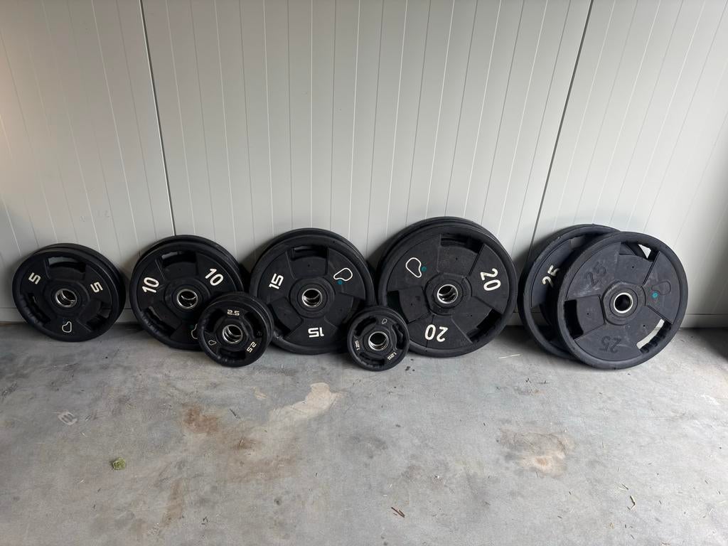157,5 kg PU Jordan x Puregym Halterschijvenset, Ophalen, Halterschijven, Jordan, Armen