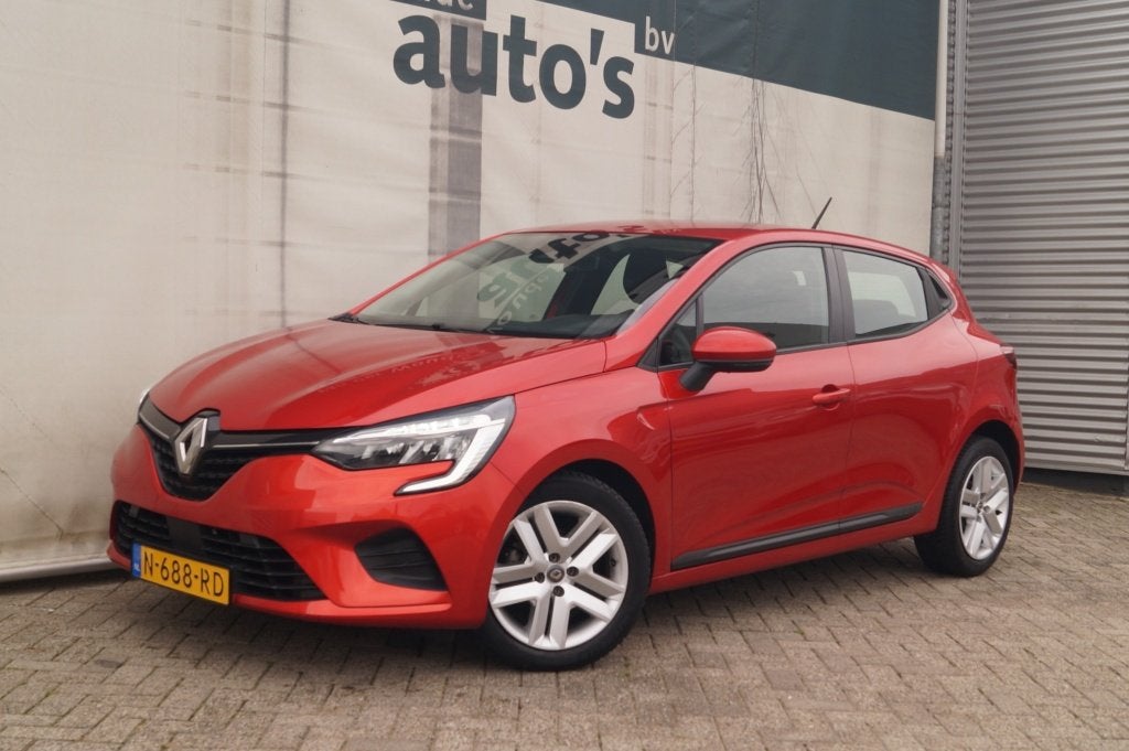 Renault Clio 1.0 TCe Zen Pack -NAVI-LED-AIRCO-PDC-CRUISE-, Dealer onderhouden, Stof, Gebruikt, Euro 6