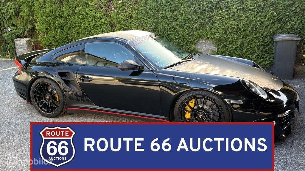 Porsche 911 Turbo S (997) | 2011 | Route 66 Auctions, Auto's, Gebruikt, Overige carrosserieën, Zwart, Bedrijf