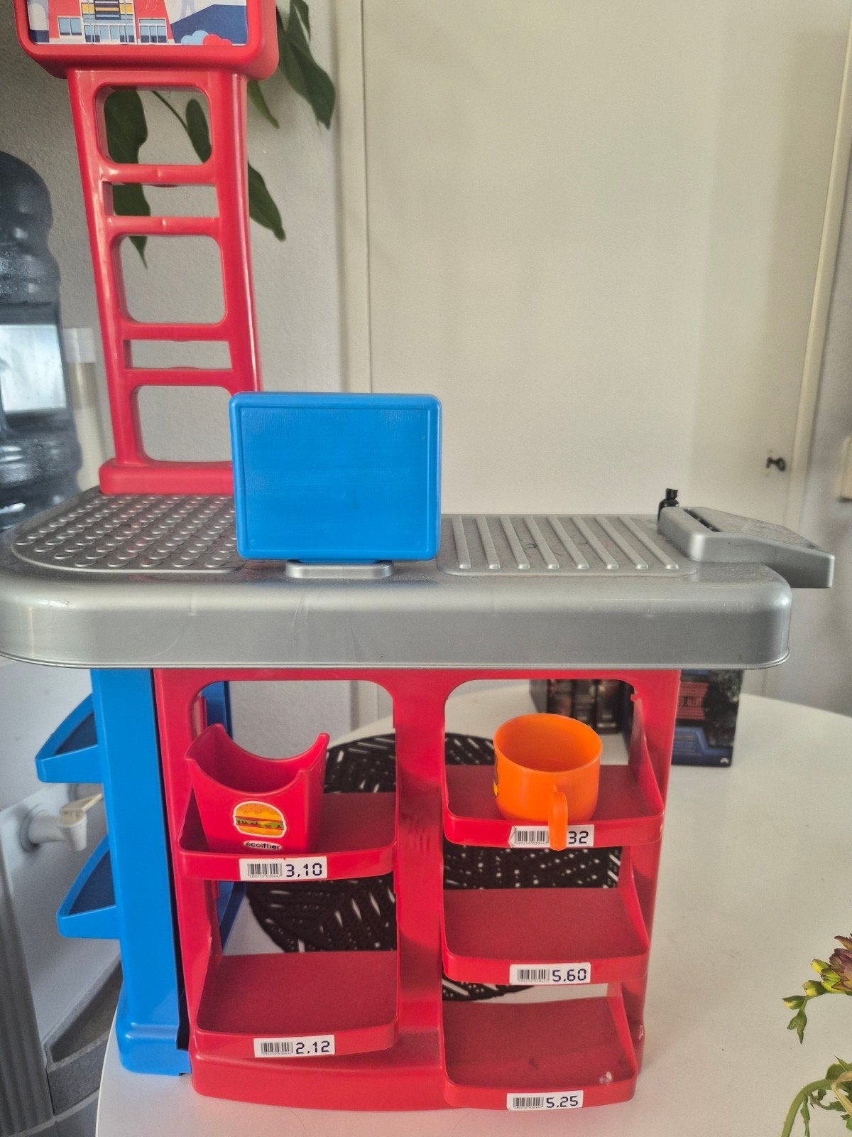 Leuke speelgoedkassa met accessoires, Ophalen of Verzenden, Gebruikt, Jongen of Meisje