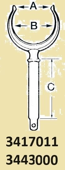 Chromen roeidollen en roeidolhouders. Pendiameter 12 mm., Watersport en Boten, Ophalen of Verzenden, Nieuw, Overige typen