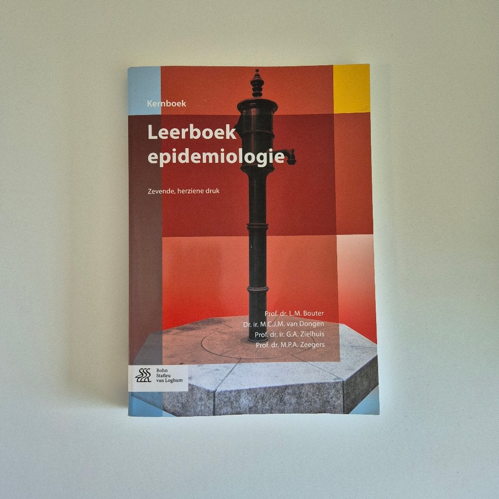 Leerboek Epidemiologie (Prof. Dr. L.M. Bouter), Prof. Dr. L.M. Bouter, Ophalen of Verzenden, Beta, WO