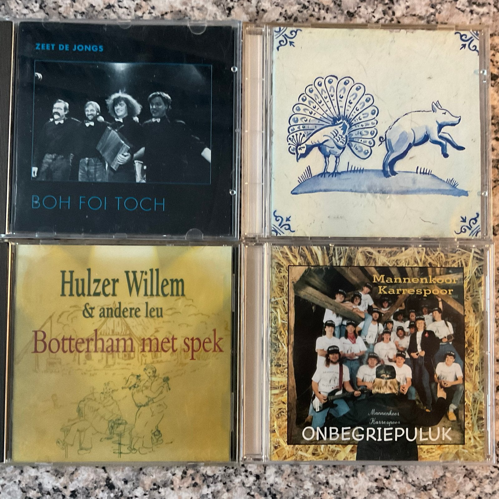 4x CD Streekmuziek: Boh Foi Toch, Hulzer Willem, Mannenkoor, Ophalen of Verzenden, Gebruikt, Streekmuziek, Album