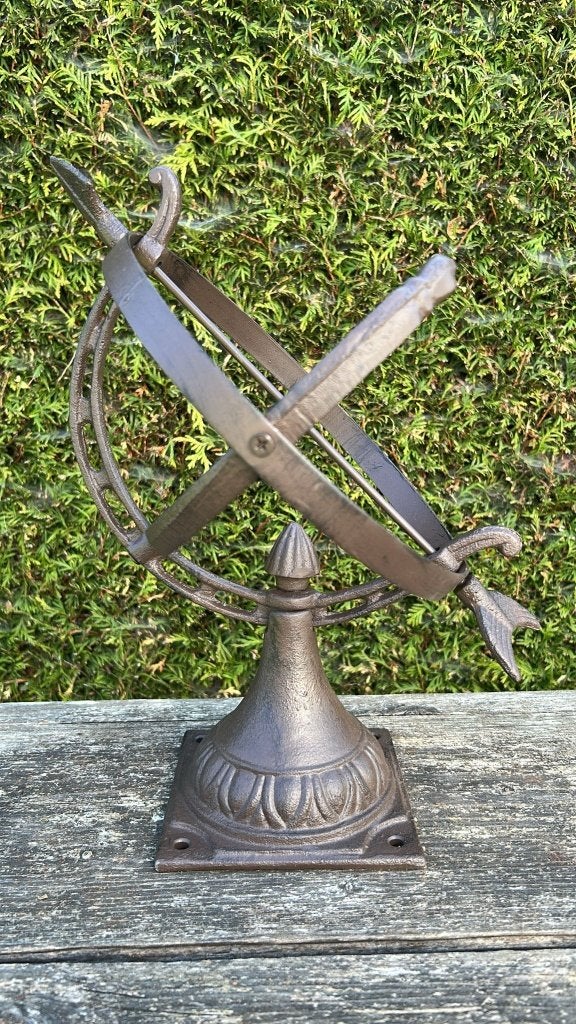 Gietijzeren zonnewijzer, Tuin en Terras, Zonnewijzers, Ophalen of Verzenden, Nieuw