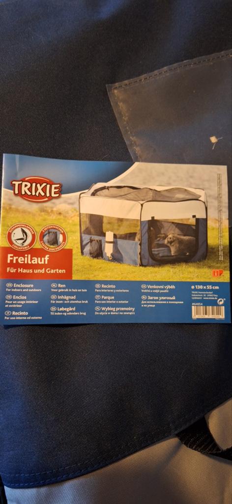 Trixie ren   uitklapbaar  voor pup , kleine hond , kat of ko, Ophalen of Verzenden, Zo goed als nieuw