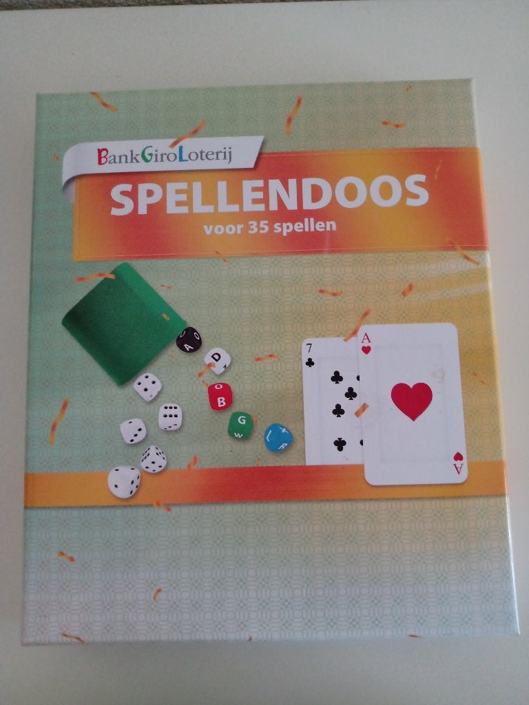 De BankGiroLoterij Spellendoos (35 spellen), Ophalen of Verzenden, Nieuw, BankGiroLoterij