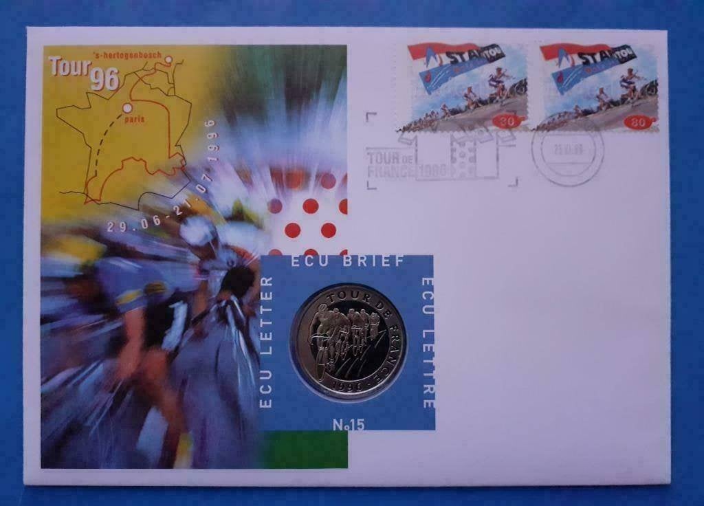ECU brief 15 - Tour '96 's-Hertogenbosch, Postzegels en Munten, Verzenden, Overige materialen, Nederland