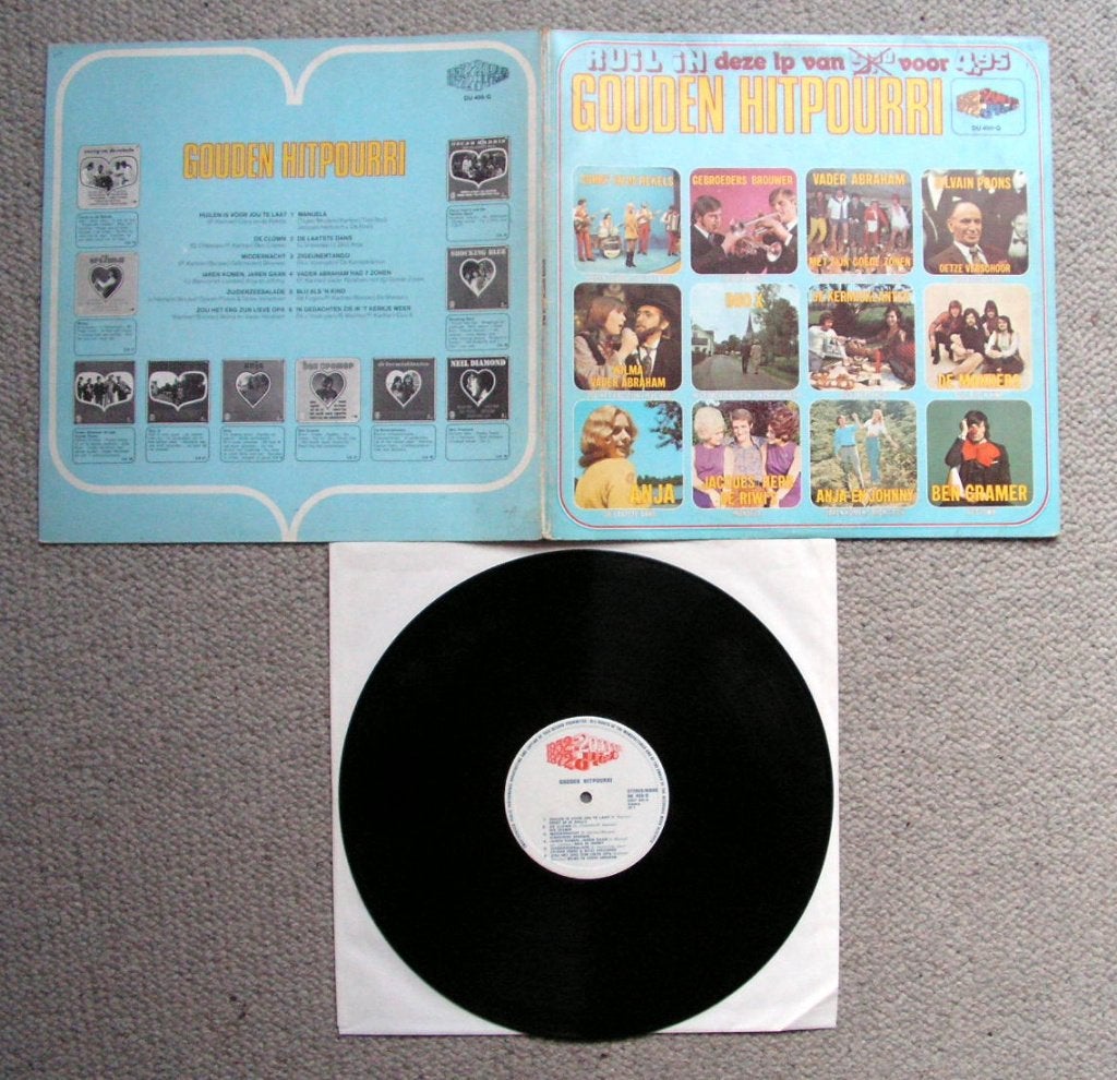 Gouden Hitpourri 12 nrs LP 1972 MOOIE STAAT, Fotohoes, LP, Ophalen of Verzenden, Zo goed als nieuw
