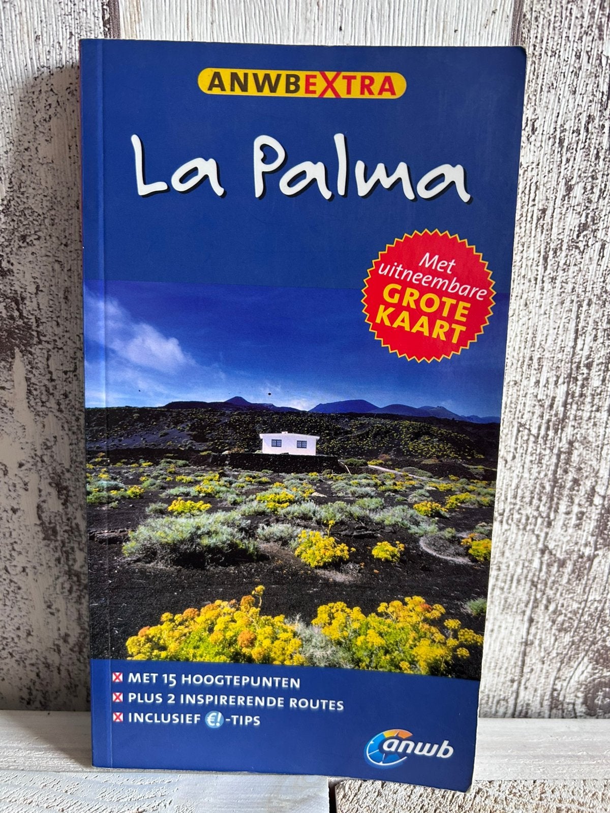 La Palma anwb reisgids met grote kaart, Boeken, Europa, Ophalen of Verzenden, Zo goed als nieuw, Reisgids of -boek