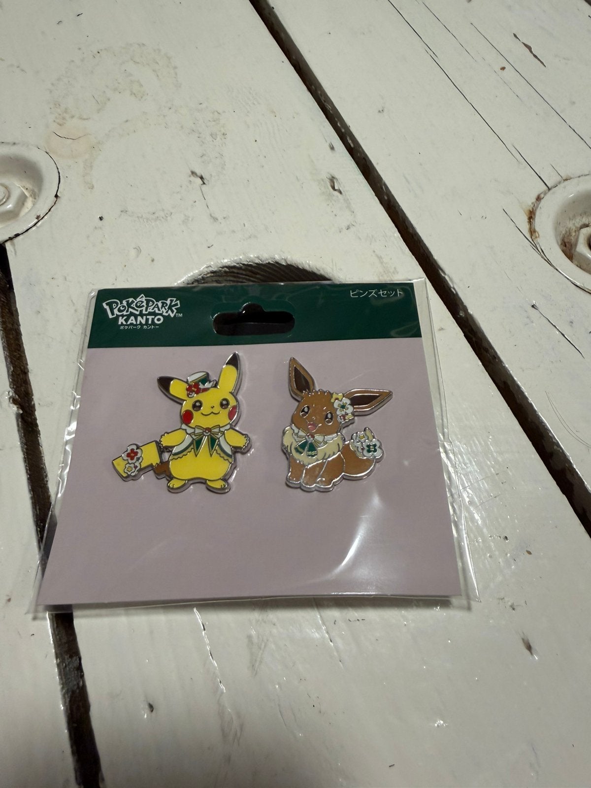 Pokepark Kanto Pikachu & Eevee speldje, Ophalen of Verzenden, Zo goed als nieuw