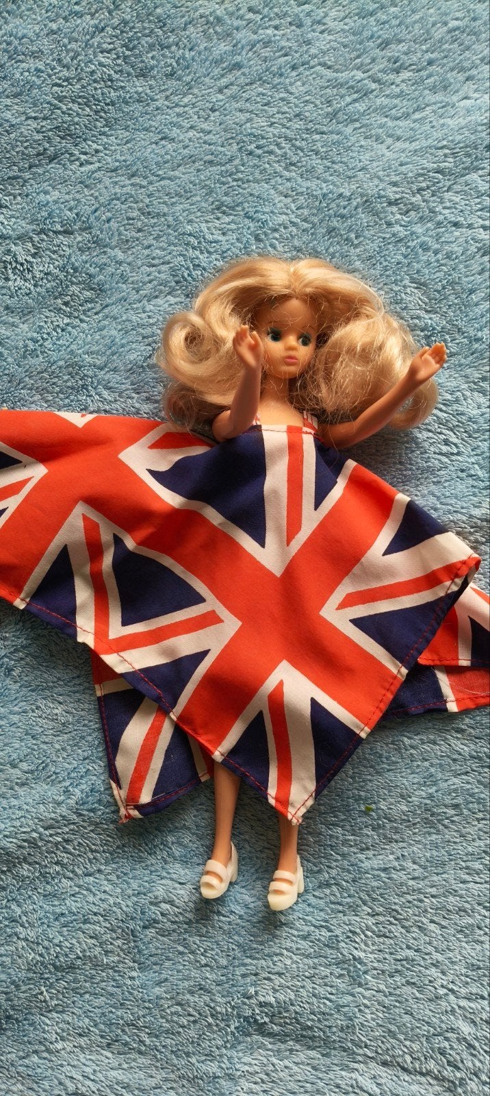 Daisy Mary Quant pop in brittania vintage 1977 jubilee, Ophalen of Verzenden, Gebruikt, Fashion Doll