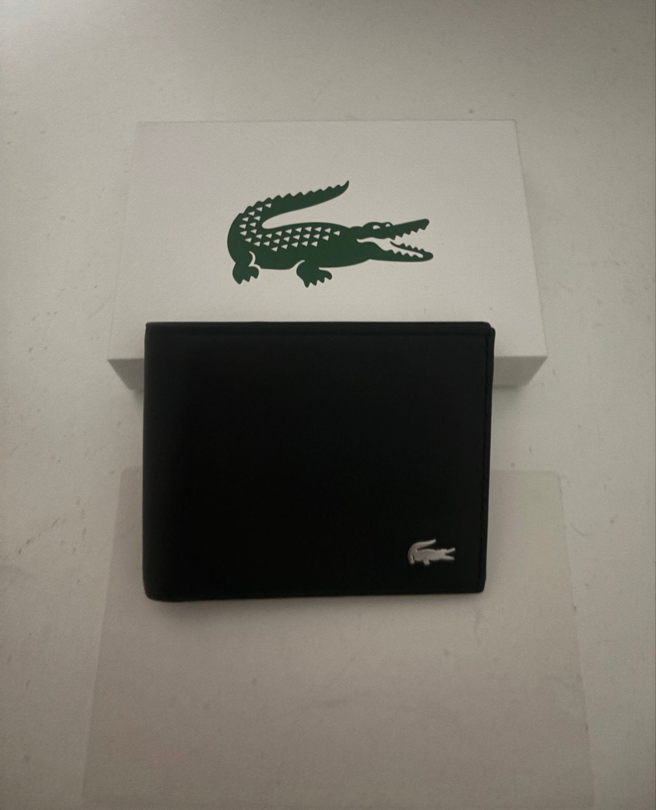 Lacoste portemonnee - Zwart, nieuw in doos, Sieraden, Tassen en Uiterlijk, Overige merken, Zwart, Nieuw, Ophalen of Verzenden