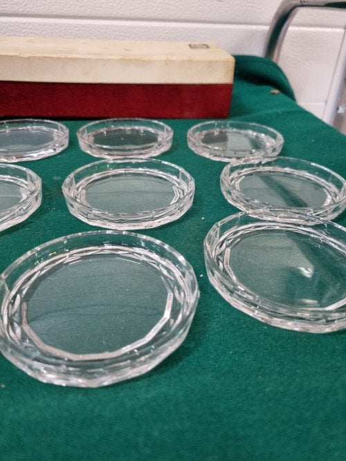 Onderzetters kristal maastricht holland, Ophalen of Verzenden, 'T Olde Gre-j, Info@toldegrej.nl, Endepoelstraat 20f Didam