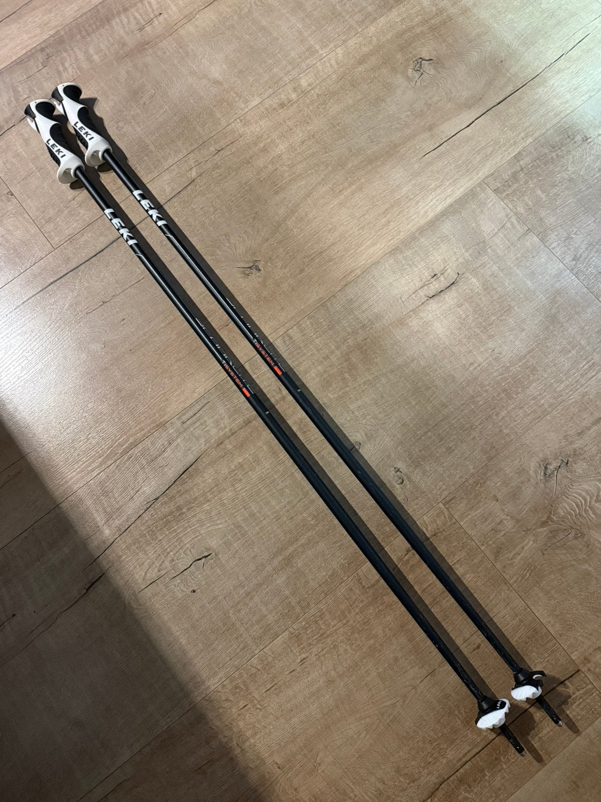 Leki skistokken, Ophalen, Gebruikt