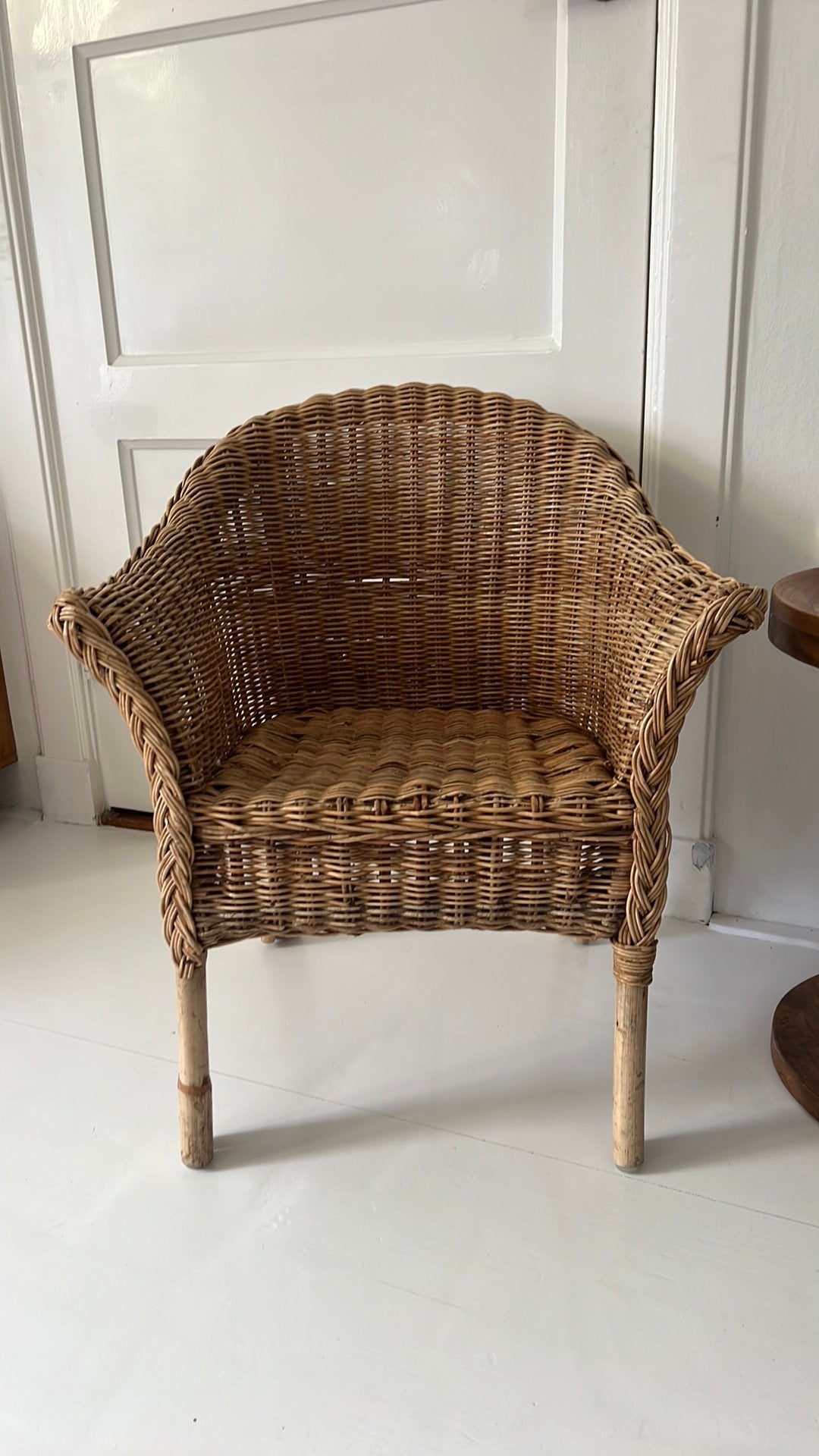 Rotan kinderstoel, Kinderen en Baby's, Kinderstoelen, Ophalen, Gebruikt, Overige typen