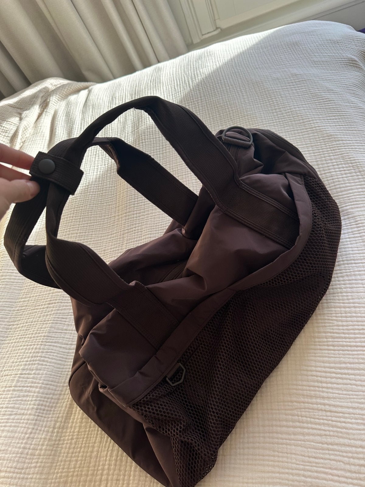Nieuwe OYSHO weekend/sporttas, 40 tot 60 cm, 20 tot 30 cm, Bruin, Ophalen of Verzenden