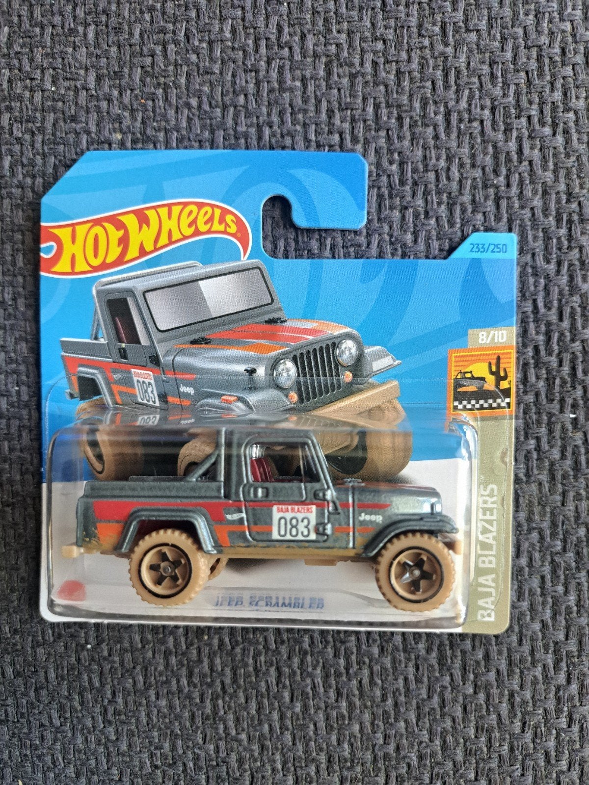 hotwheels model jeep scrambler, Auto, Malaysia, Ophalen of Verzenden, Zo goed als nieuw