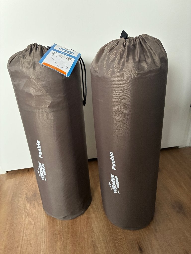 2 x Vrijbuiter Pueblo - zelfopblaasbare slaapmat, Ophalen, Gebruikt, 1-persoons