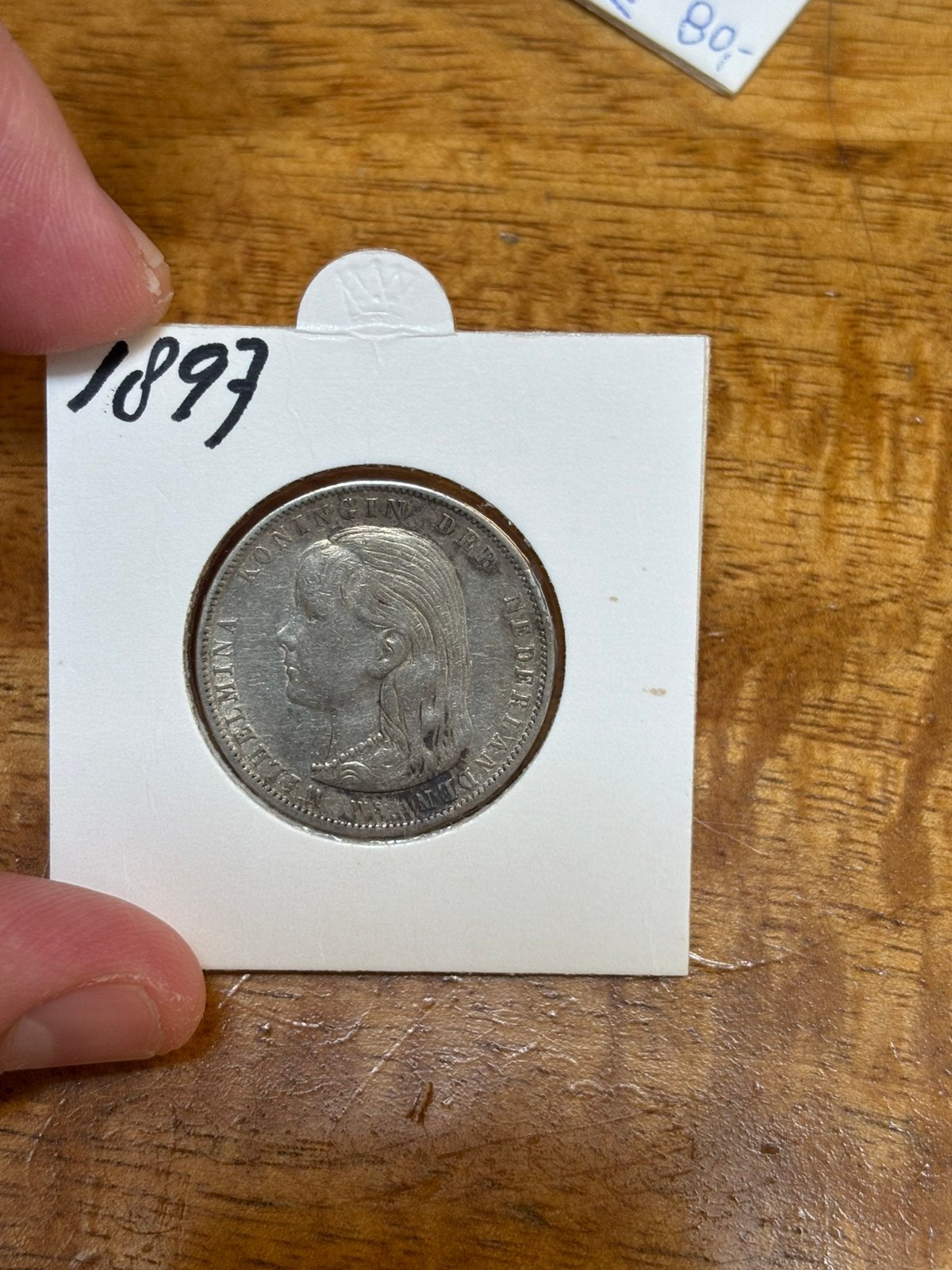 Zilveren 1 gulden 1897, Ophalen of Verzenden, Koningin Wilhelmina, 1 gulden, Zilver