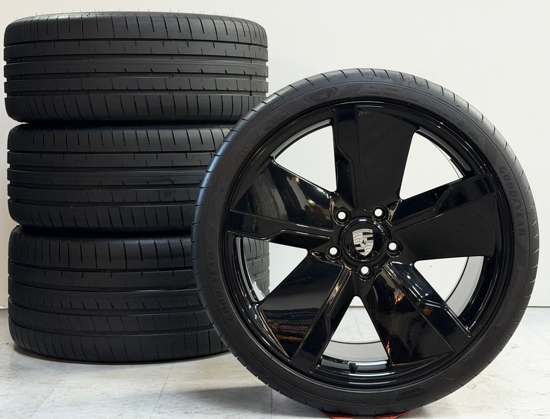 Porsche Taycan 21 inch Exclusive Design Origineel Demo, Auto-onderdelen, Gebruikt, -, -, Banden en Velgen