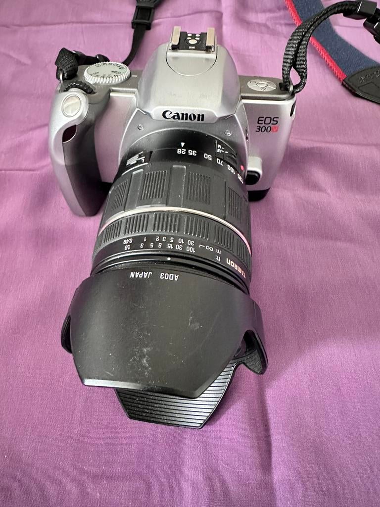 Canon eos 300 met macrolens, Ophalen of Verzenden, Zo goed als nieuw, Canon, 8 keer of meer