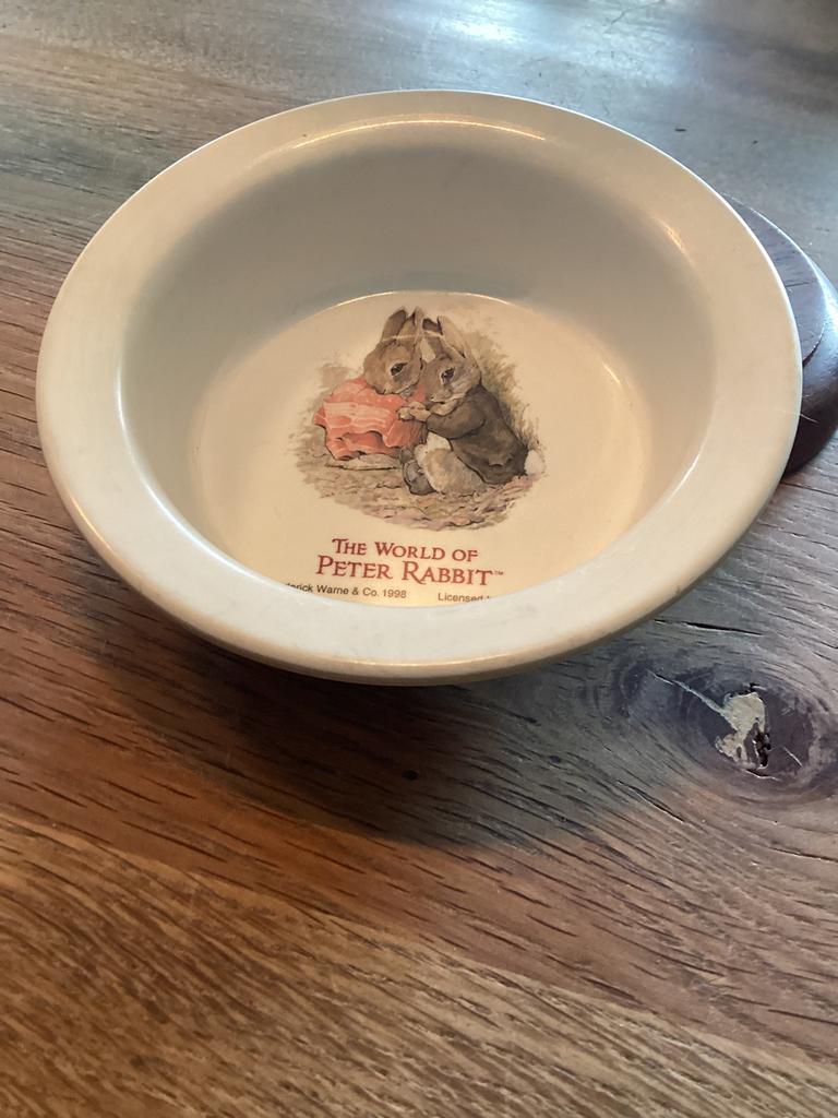Peter Rabbit, Verzamelen, Ophalen of Verzenden, Gebruikt, Gebruiksvoorwerp