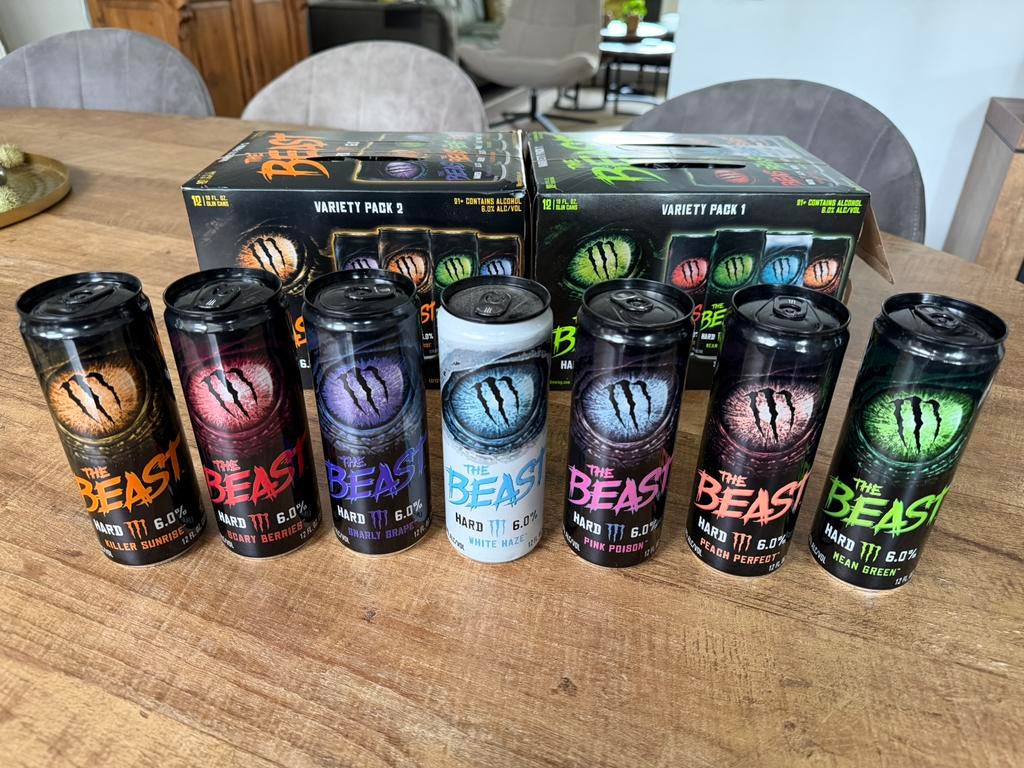Monster Energy Beast - Verschillende smaken.Per stuk te koop, Verzamelen, Blikken, Ophalen of Verzenden, Nieuw, Overige