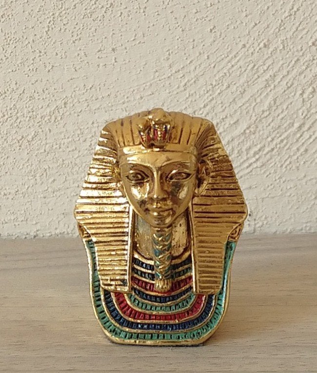Treasures of the Pharaoos coll, verguld, Sphynx, volgnr 3, Ophalen of Verzenden, Zo goed als nieuw, Religie