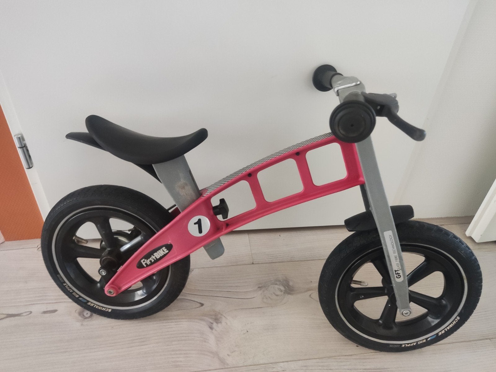 Firstbike loopfietsje - gebruikt maar solide, Ophalen, Gebruikt, Minder dan 16 inch, Firstbike
