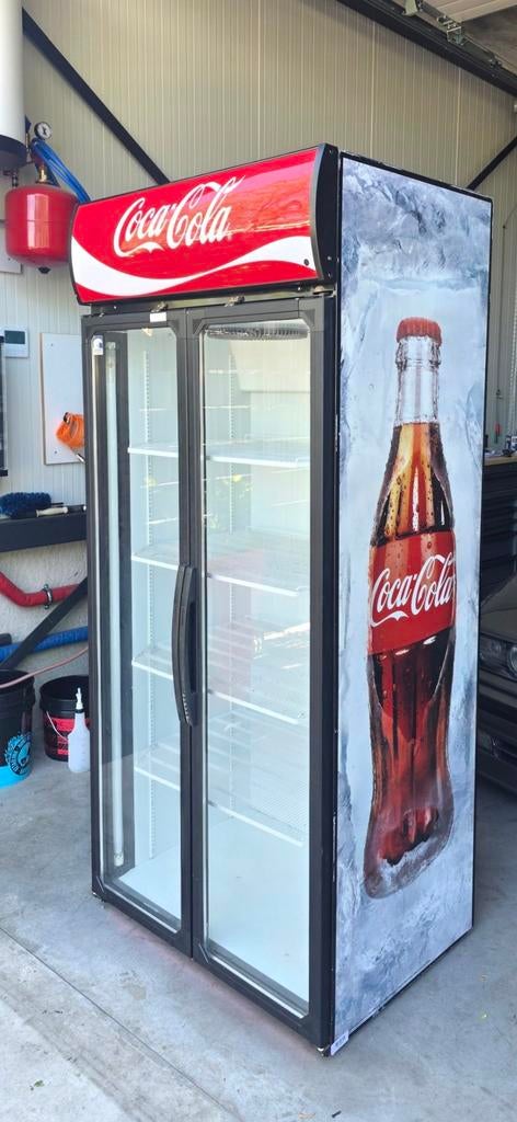 Coca-Cola Display Koelkast - Dubbele Deur, Ophalen, Gebruikt, Koelen en Vriezen