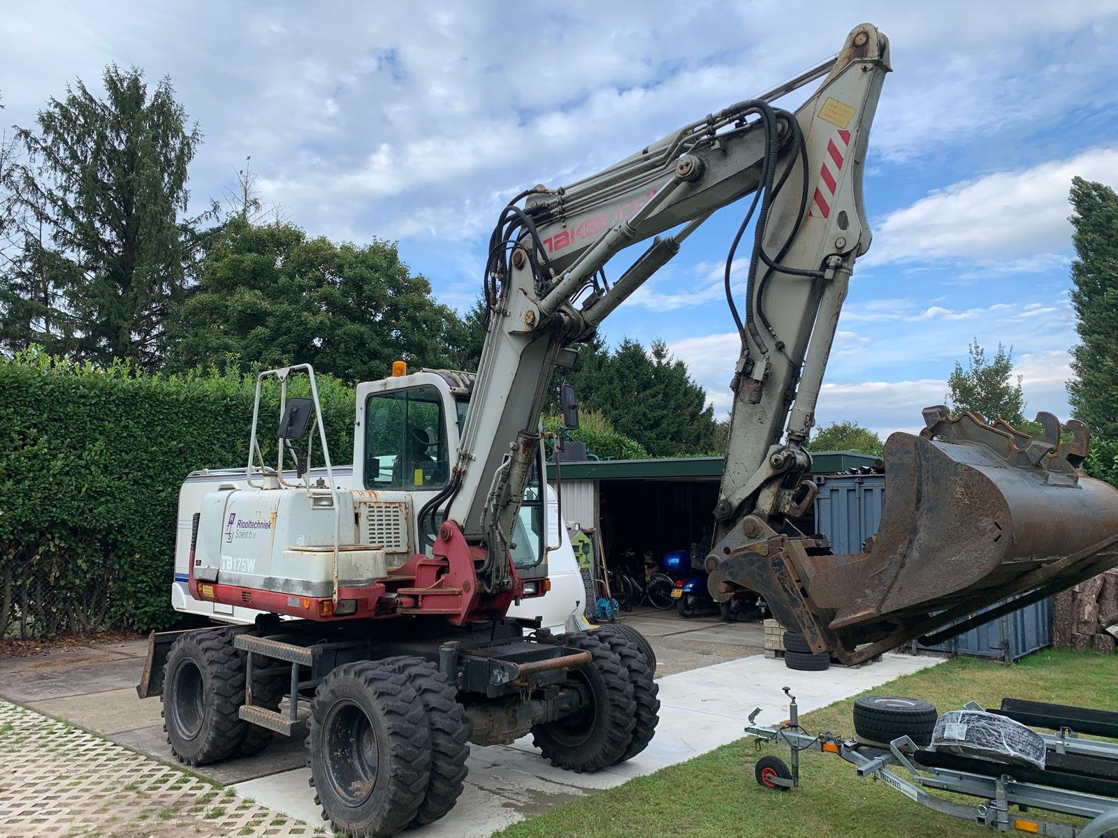 Takeuchi tb 175 w, Zakelijke goederen, Machines en Bouw | Kranen en Graafmachines, Ophalen, Graafmachine