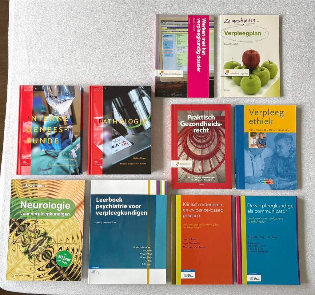 HBO Verpleegkunde boeken - Diverse titels in nette staat, Boeken, Ophalen of Verzenden, Beta, Zo goed als nieuw, HBO
