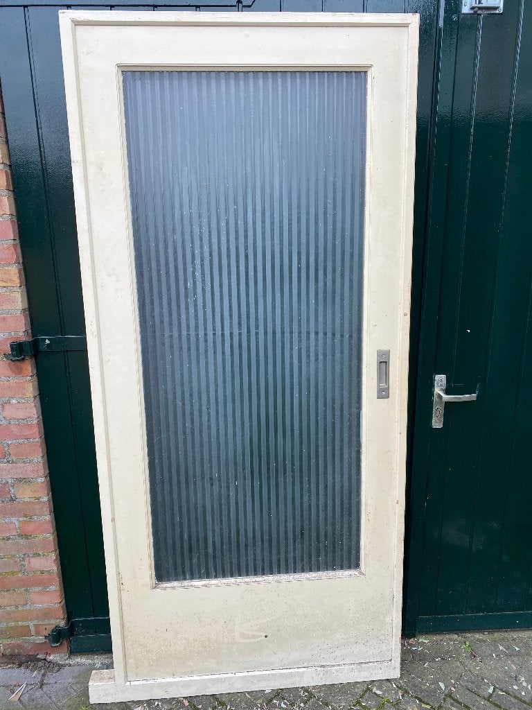 Ensuite deur enkel 202 x 93, Ophalen, Gebruikt, 80 tot 100 cm, Binnendeur