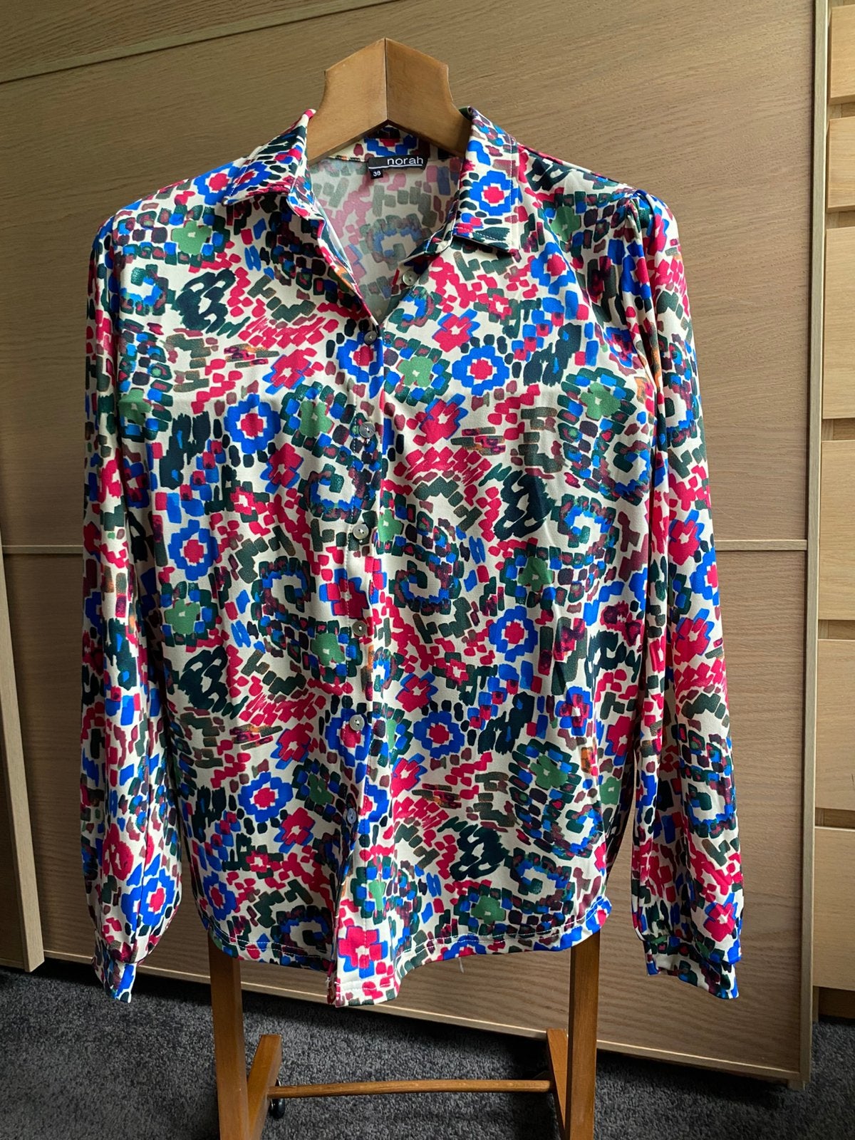 Norah gekleurde blouse, Ophalen, Nieuw, Maat 38/40 (M), Meerkleurig