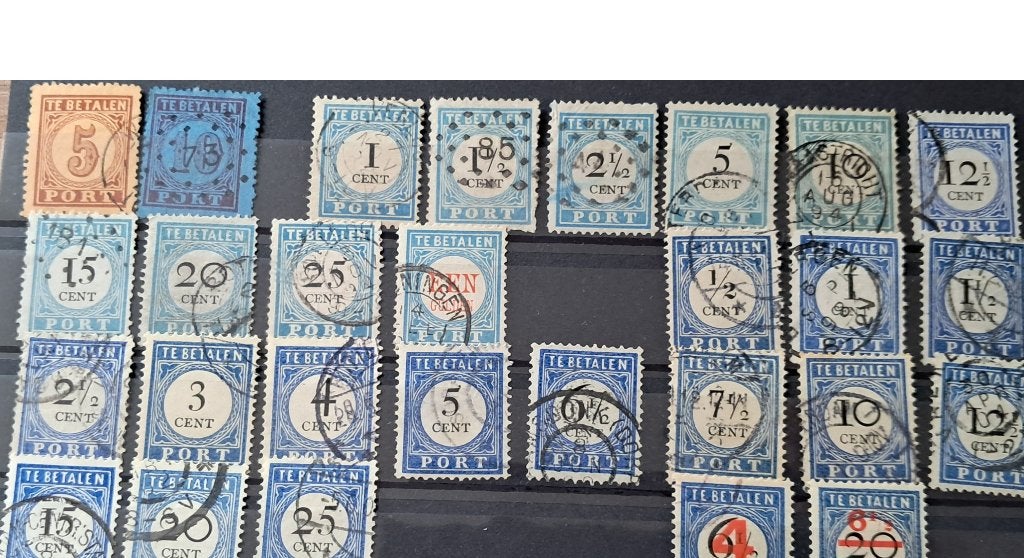 Port 1 t/m 26, 29/30, Ophalen of Verzenden, Gestempeld