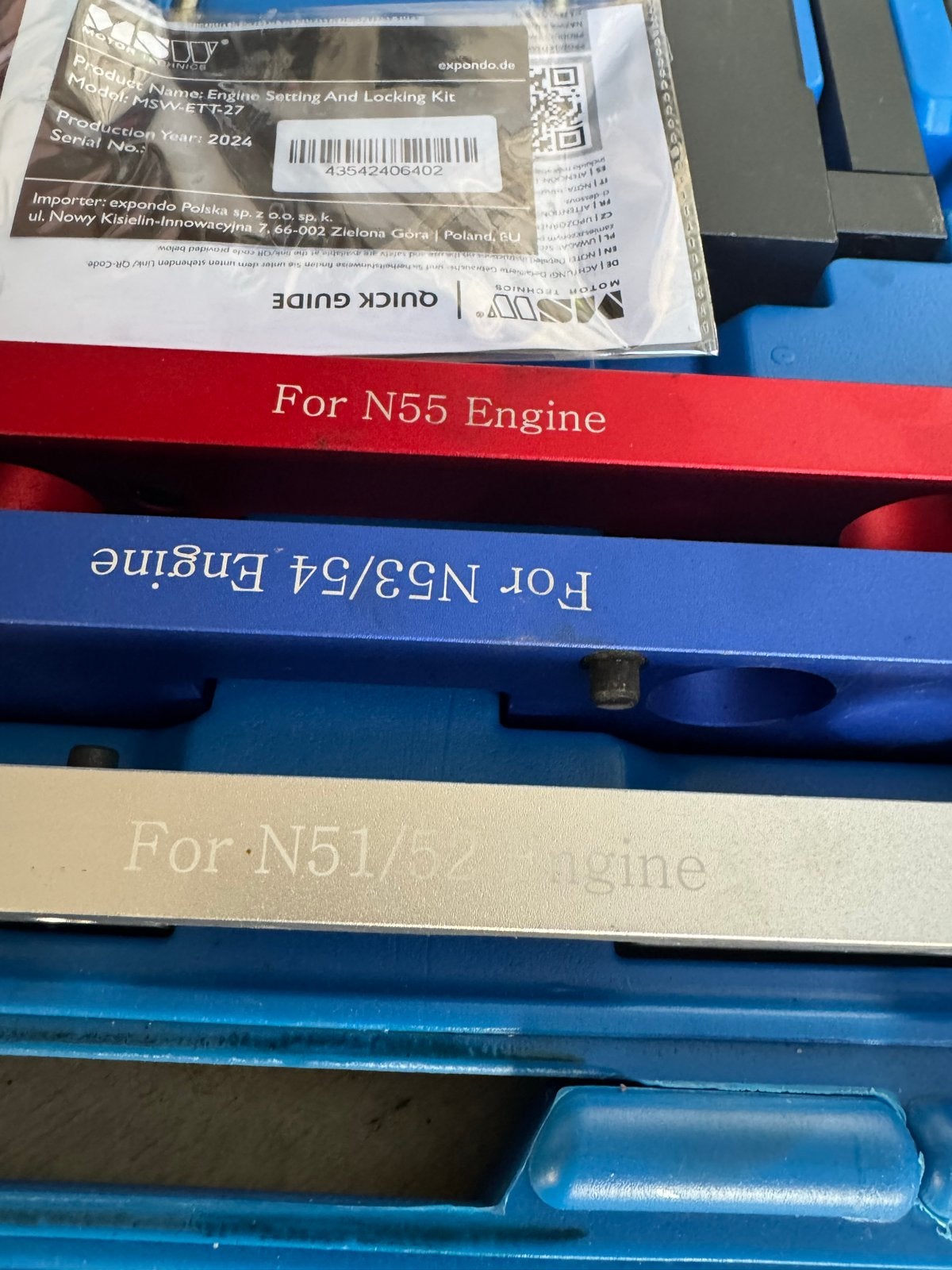 BMW N51 N52 N53 N54 N55 Distributie Timing Tool Set, Auto-onderdelen, Motor en Toebehoren, BMW, Nieuw, Ophalen of Verzenden