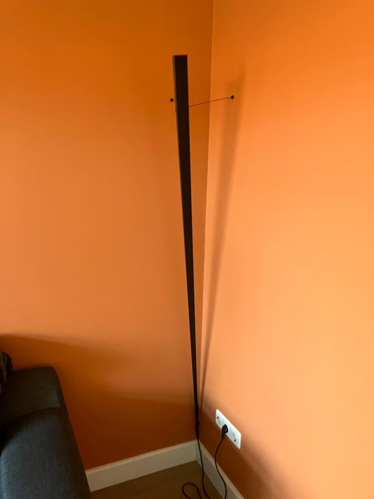 Moderne Wandlamp - Zwart, 190 cm hoog, Ophalen of Verzenden, Gebruikt