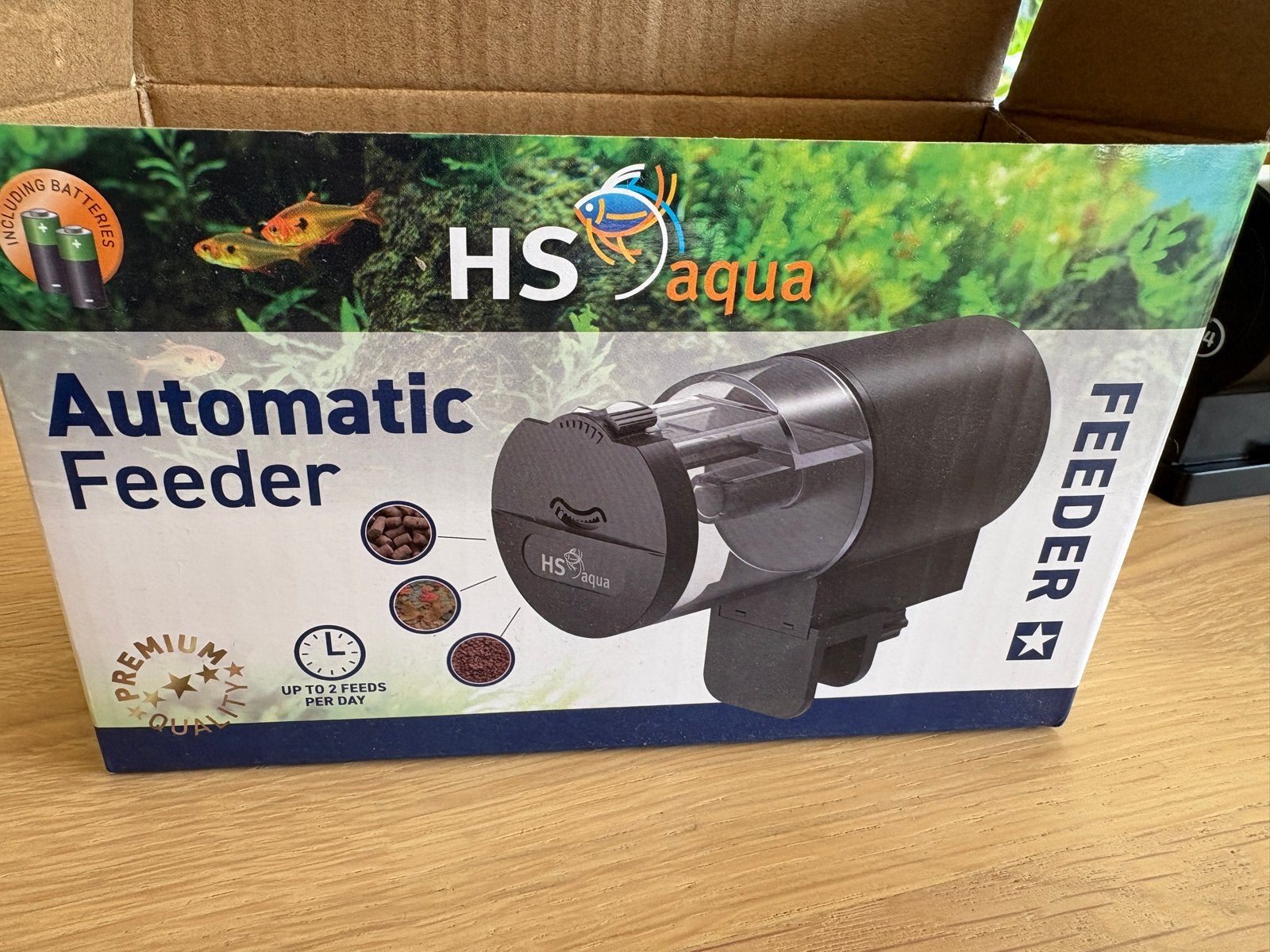 HS Aqua Automatic Feeder - Aquarium voerautomaat incl voer, Gebruikt, Overige typen, HS Aqua, Ophalen of Verzenden
