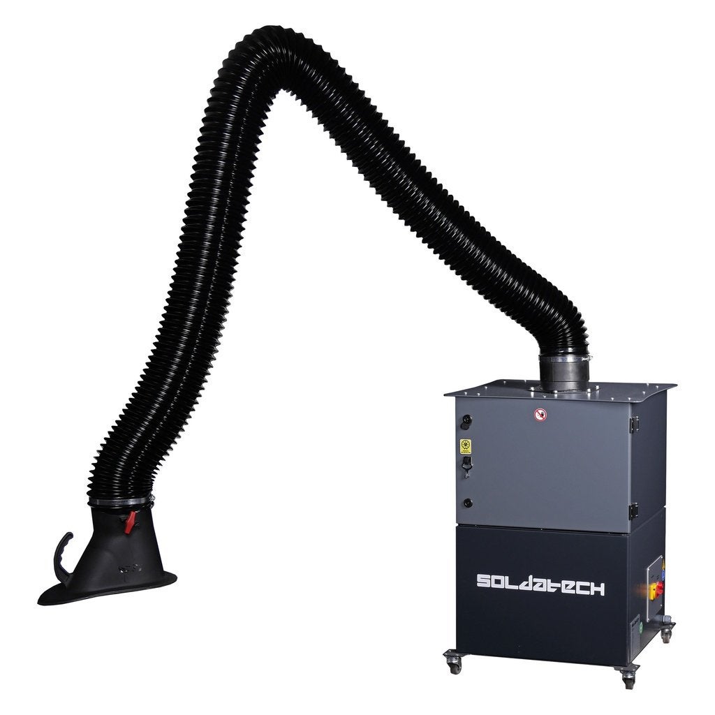 Mobiele lasdampafzuiging 0,75 kW 1000 m³/u / Nieuw