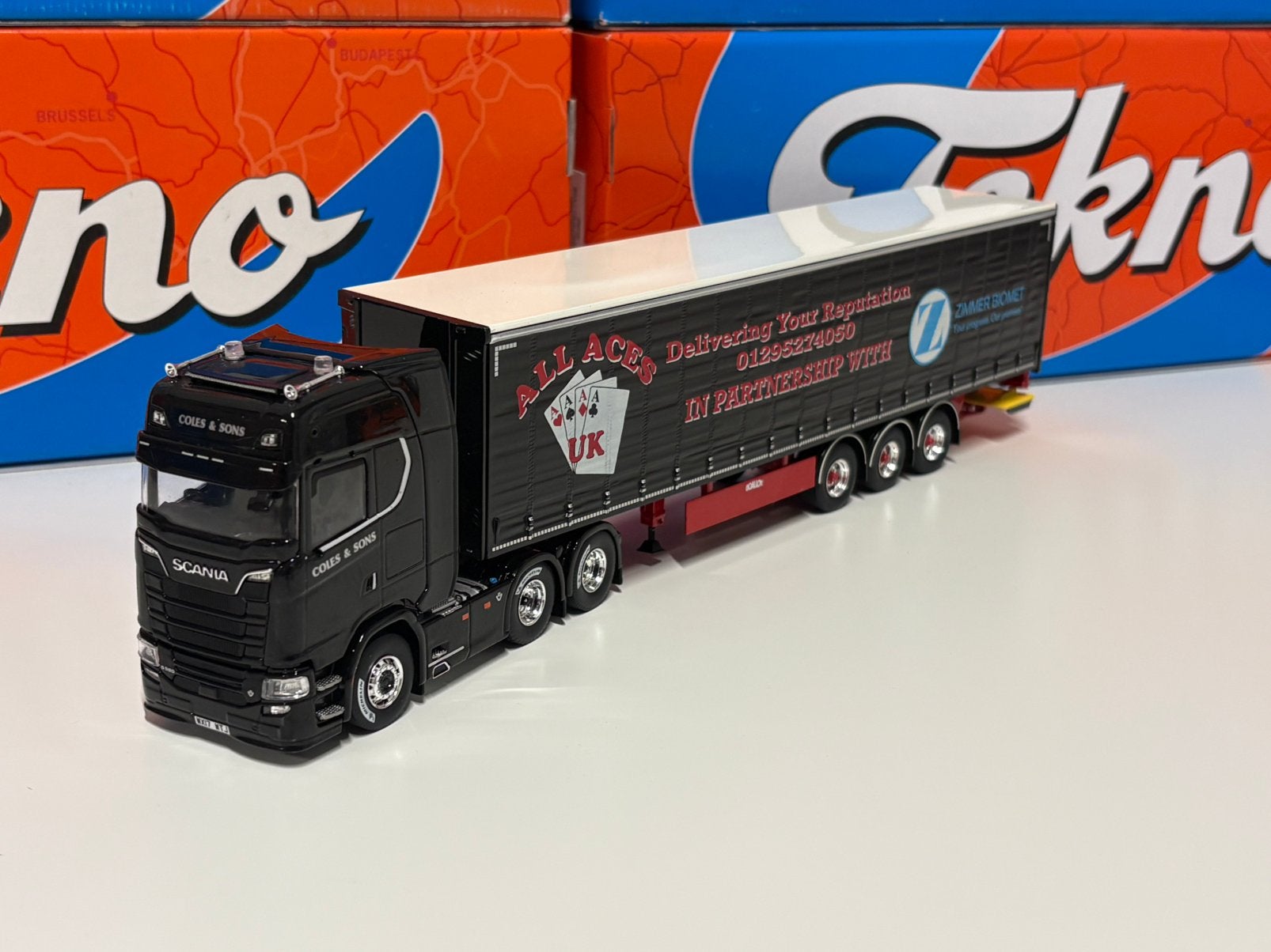 Tekno Coles & Sons, Hobby en Vrije tijd, Ophalen of Verzenden, Zo goed als nieuw, Bus of Vrachtwagen, Tekno