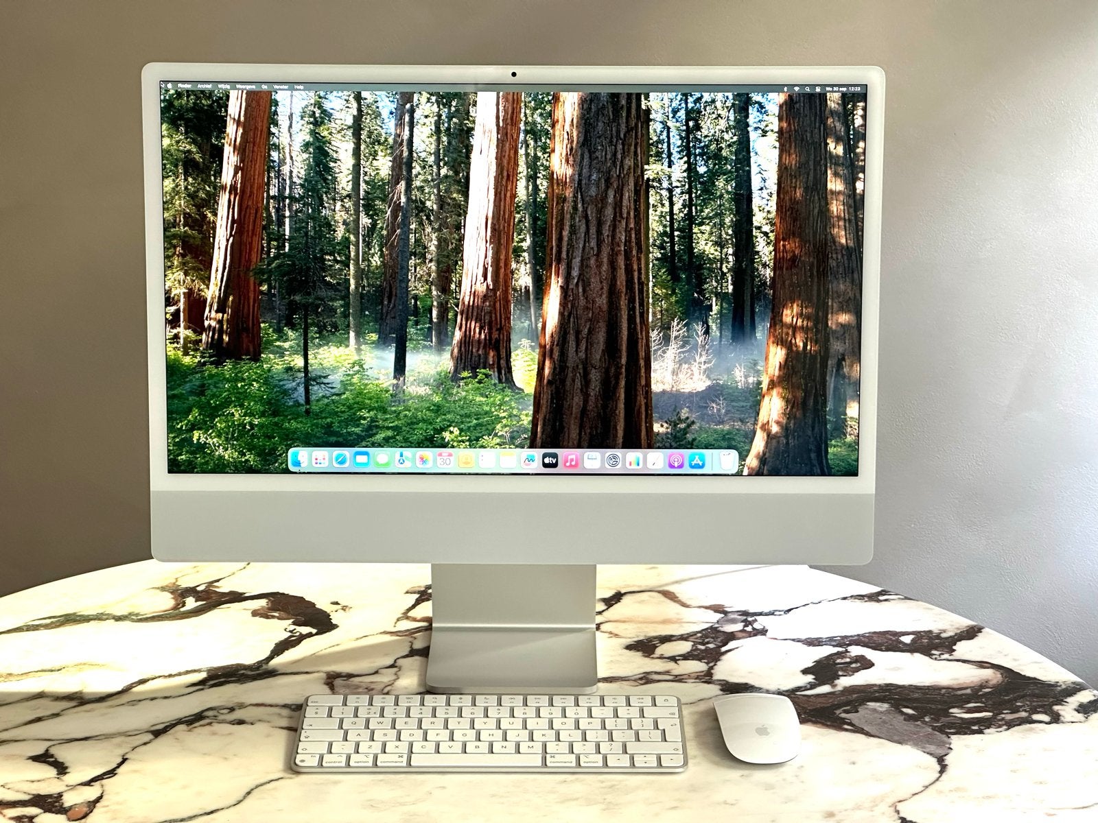 iMac 24 inch M1 8GB/256GB SSD Retina ZGAN, Computers en Software, Ophalen, IMac, Zo goed als nieuw, 3 tot 4 Ghz