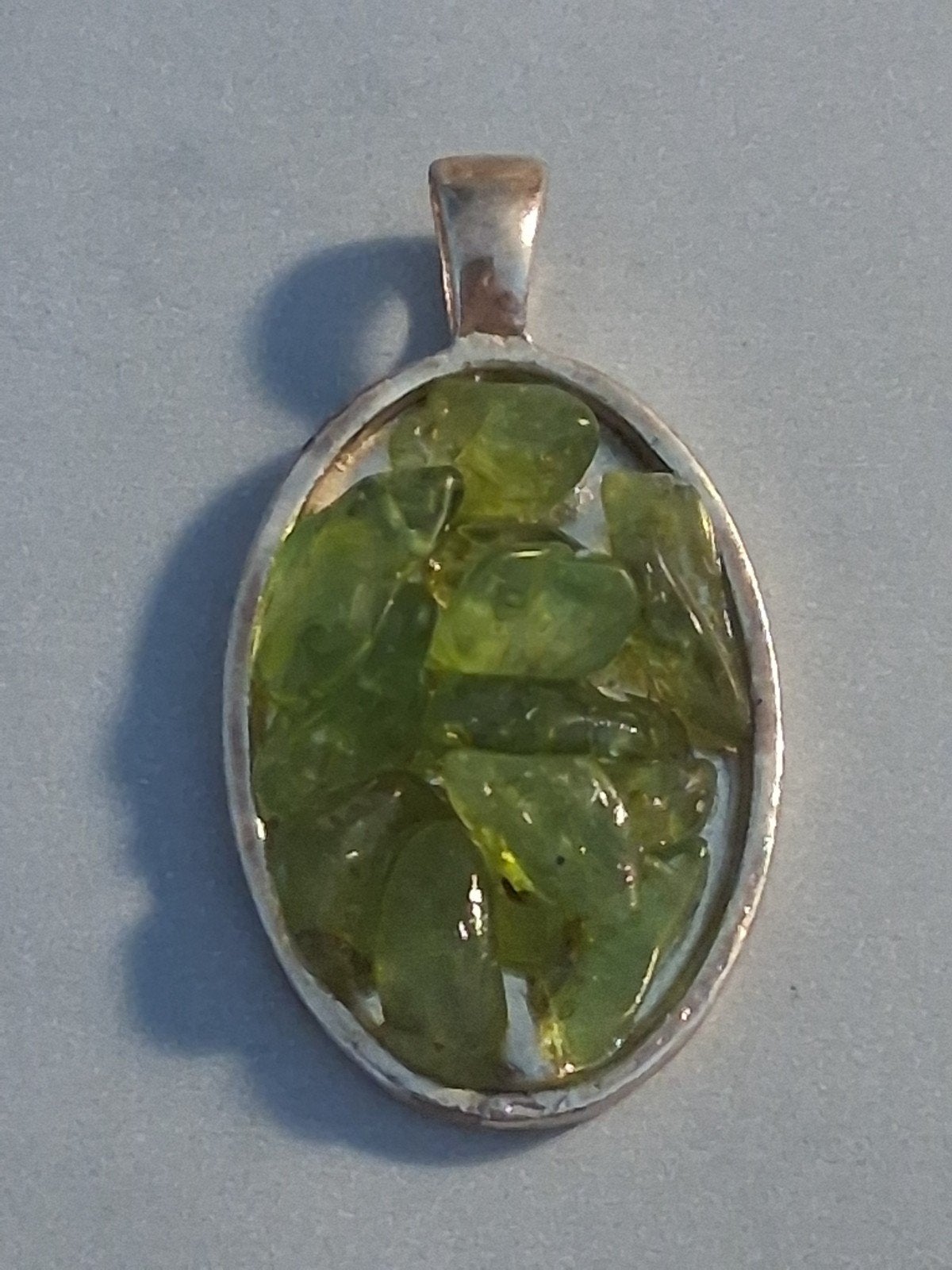 Hanger met Peridoot steen -- afmeting, Verzenden, Nieuw, Groen, Steen of Mineraal