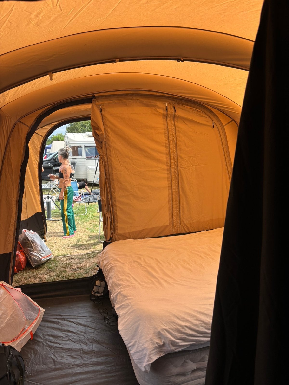 Tent 7 bij 3, Ophalen, Zo goed als nieuw, Tot en met 6