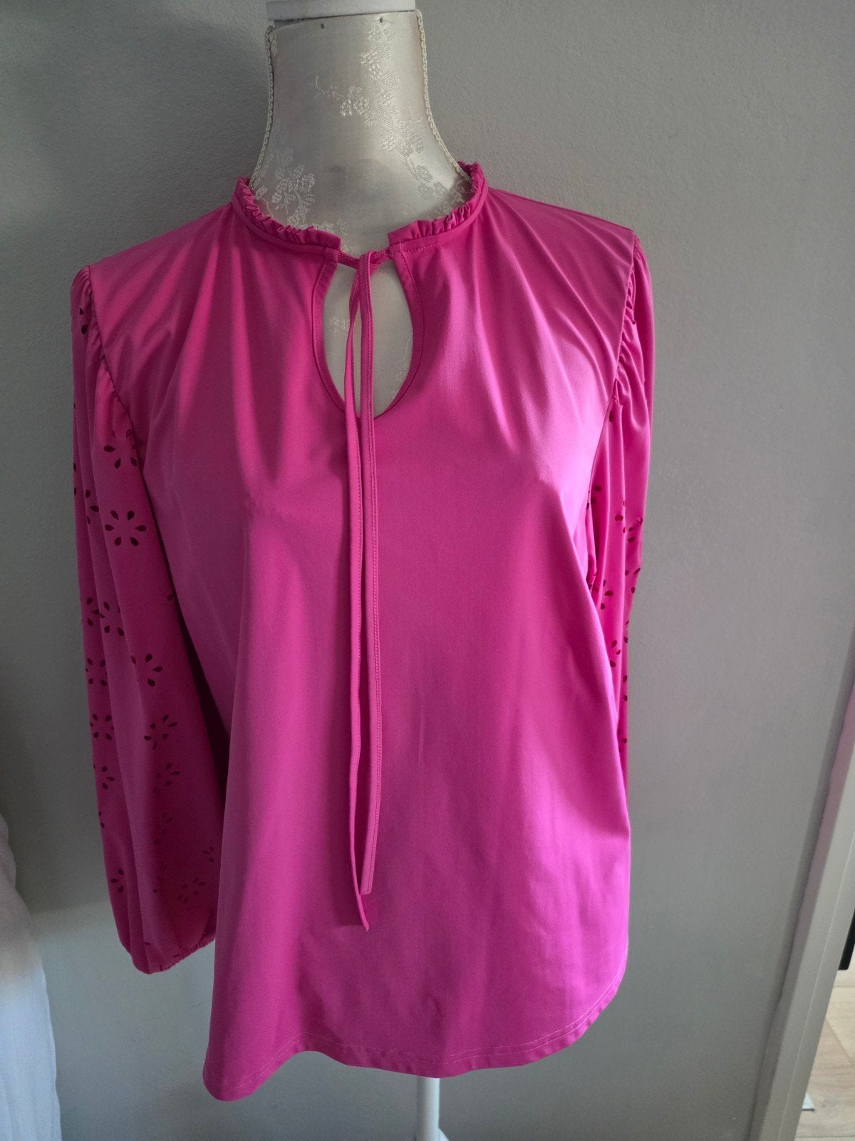 Roze  MAICAZZ travel blouse maat L/40 met lange mouwen, Maat 38/40 (M), Ophalen of Verzenden, Roze, Maicazz