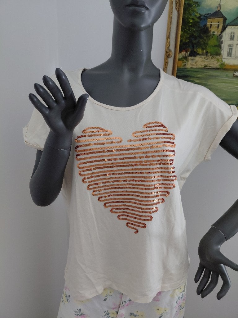 Marie mero prachtige t-shirt m44, Verzenden, Zo goed als nieuw, Maat 42/44 (L), Korte mouw