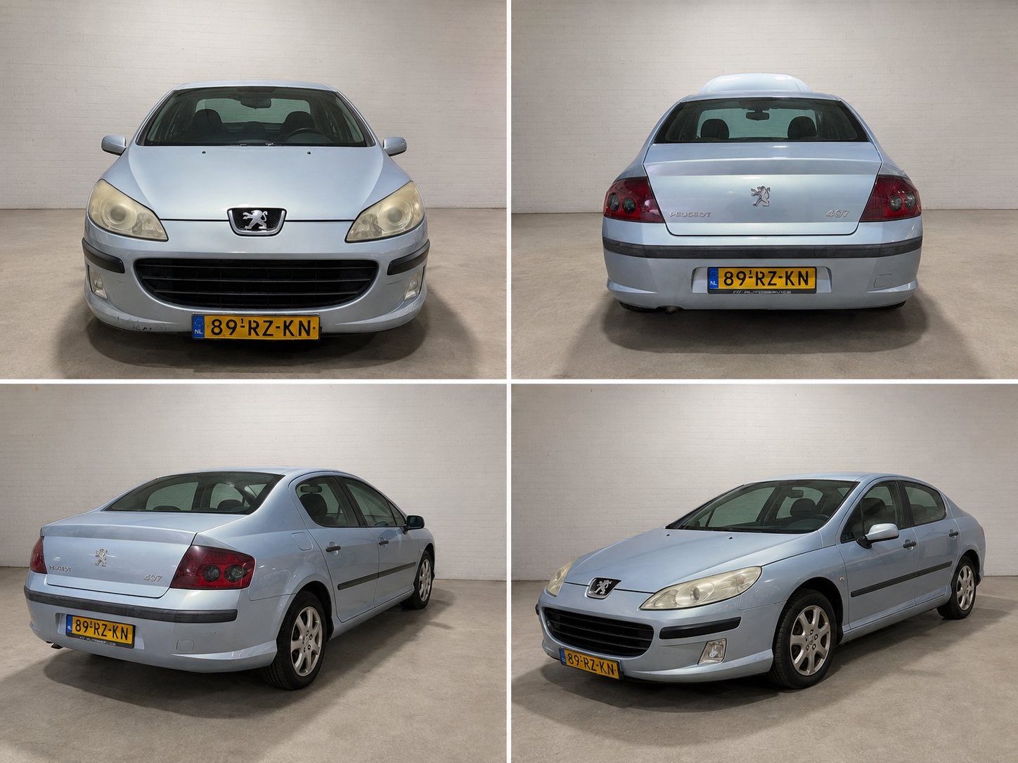 Peugeot 407 1.8 16V 2005 Grijs | Nieuwe APK, Stof, Origineel Nederlands, Handgeschakeld, 115 pk
