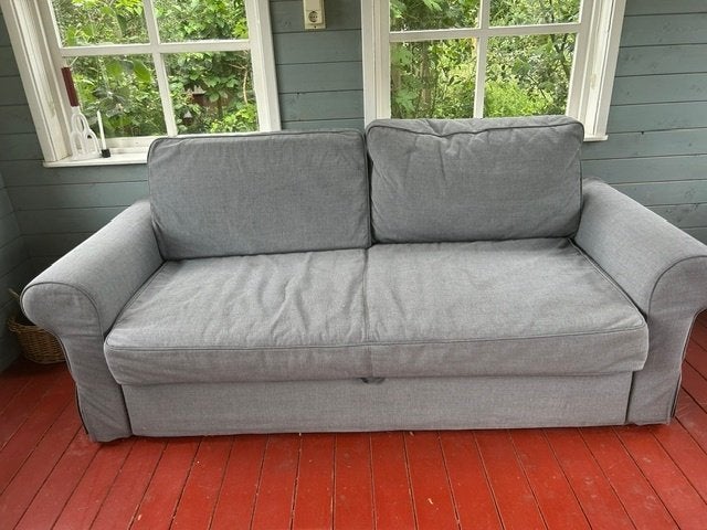 Ikea bedbank, type Backabro, ter overname, Huis en Inrichting, Slaapkamer | Slaapbanken, Zo goed als nieuw, Overige maten, 200 cm