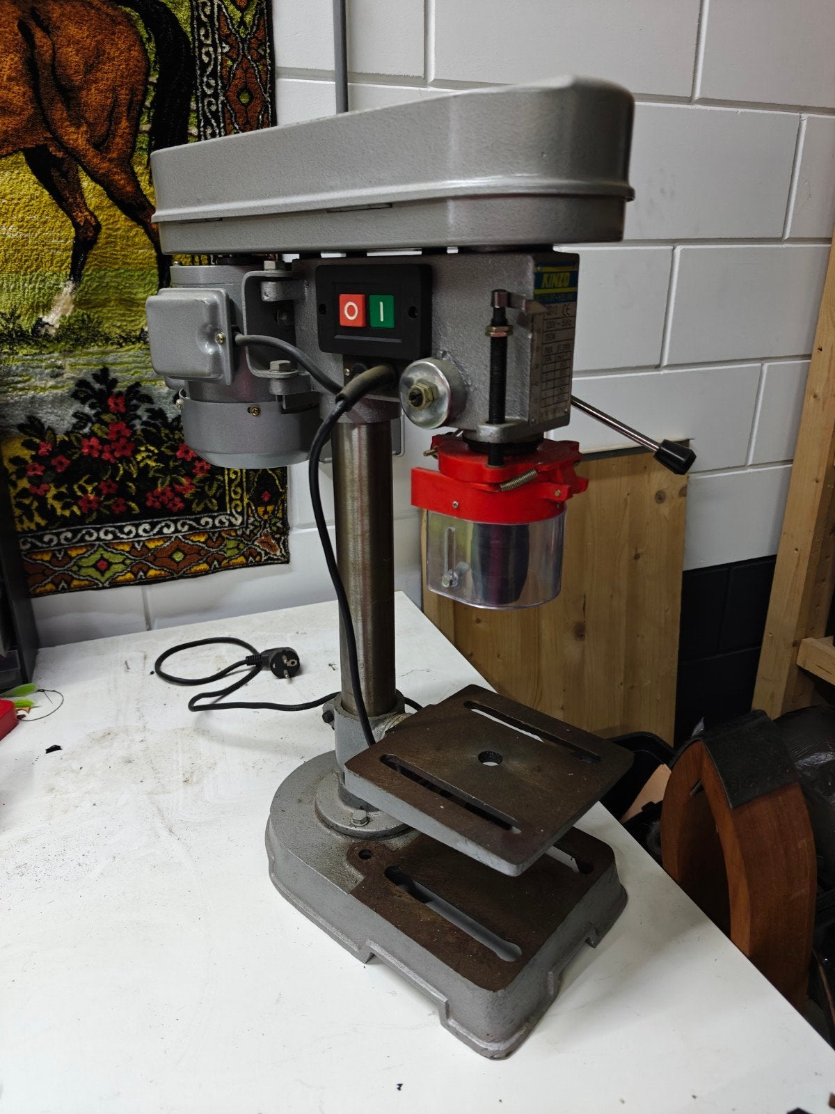 Kinzo kolomboormachine, Ophalen, Zo goed als nieuw, Minder dan 400 watt, Klopboormechanisme