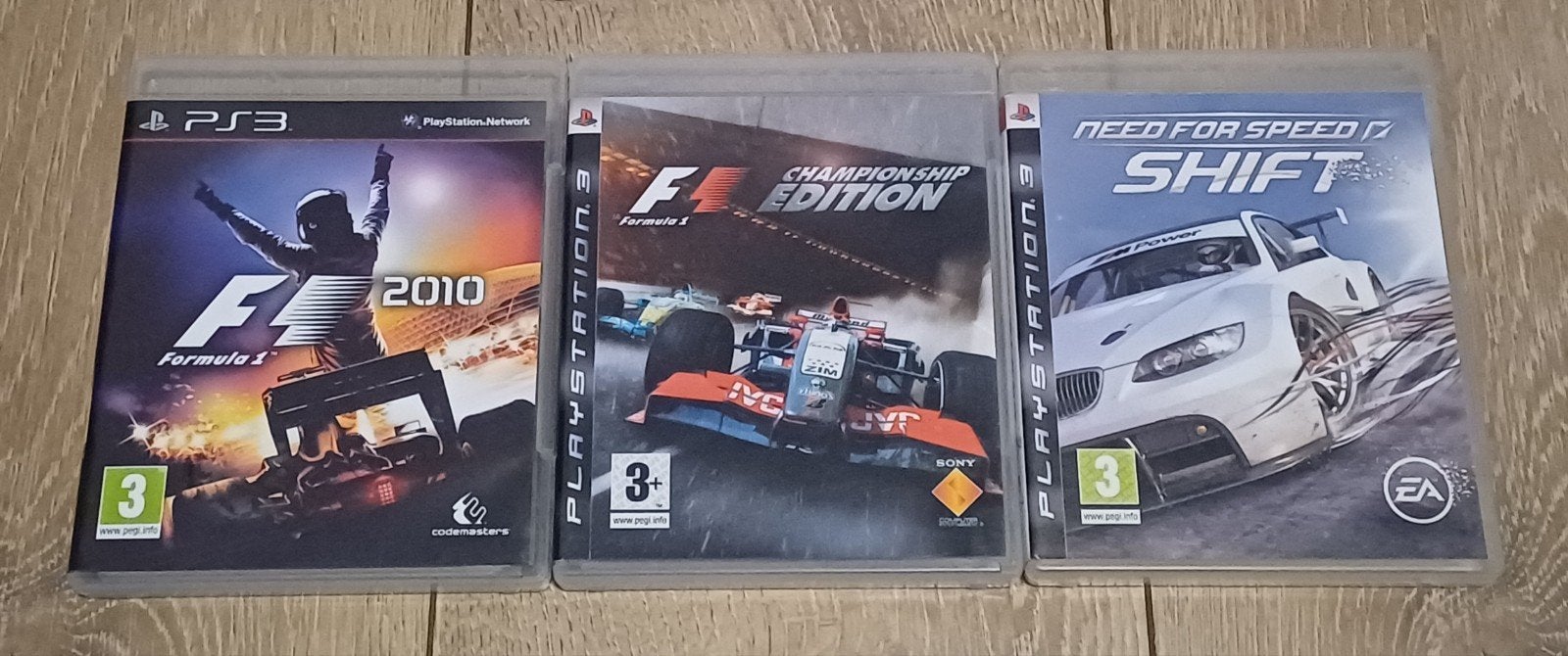 PS3 racegames bundel – F1 2010, Formula One & NFS Shift, Ophalen of Verzenden, Gebruikt, Racen en Vliegen