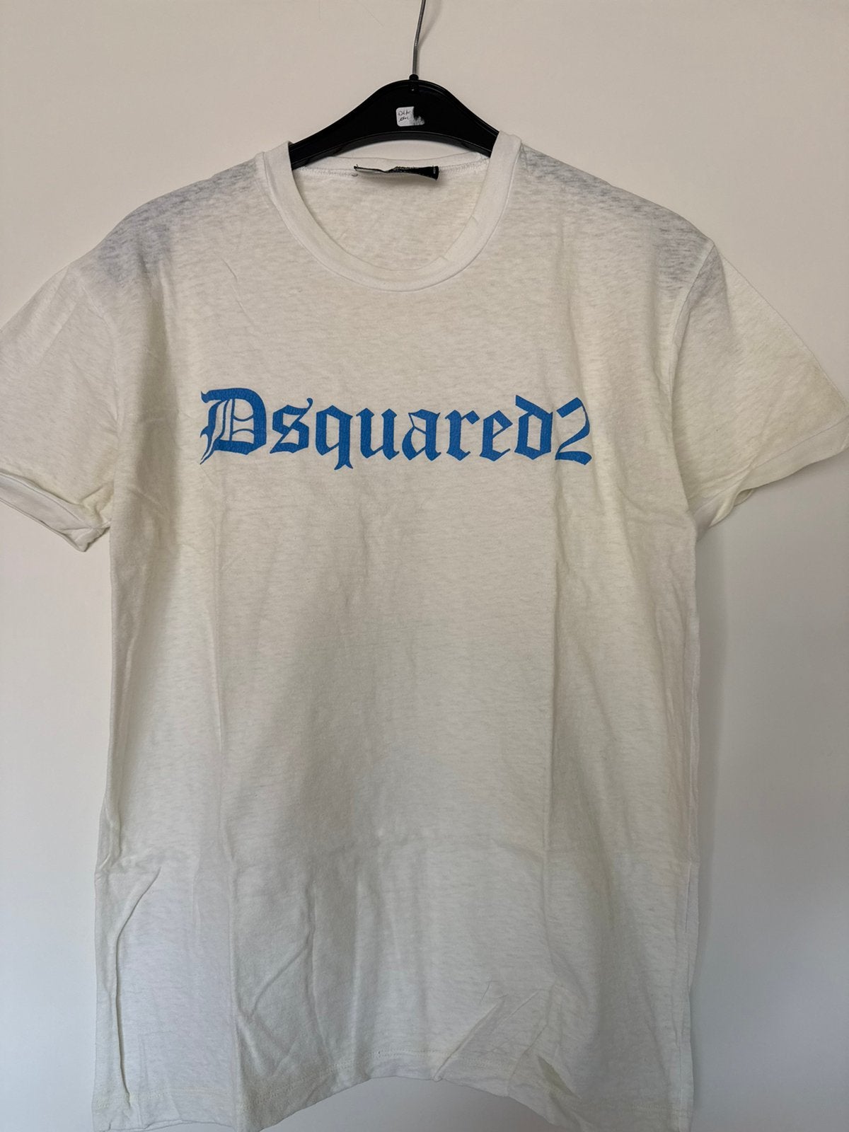 Dsquared2 T-shirt wit/crème maat XL Made in Italy, Ophalen of Verzenden, Zo goed als nieuw, Maat 56/58 (XL), Wit